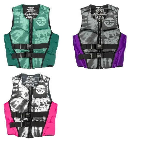 Fly Racing Women's Neoprene Floatation Vest Blue Purple Hi Viz Adult XS S M L XL 1