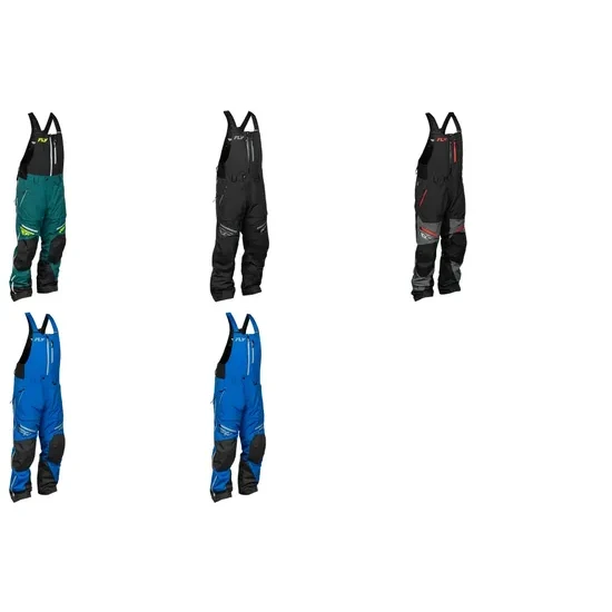 Fly Racing Adult Unisex Incline Bib Teal Black Gray Blue M L XL Tall 1