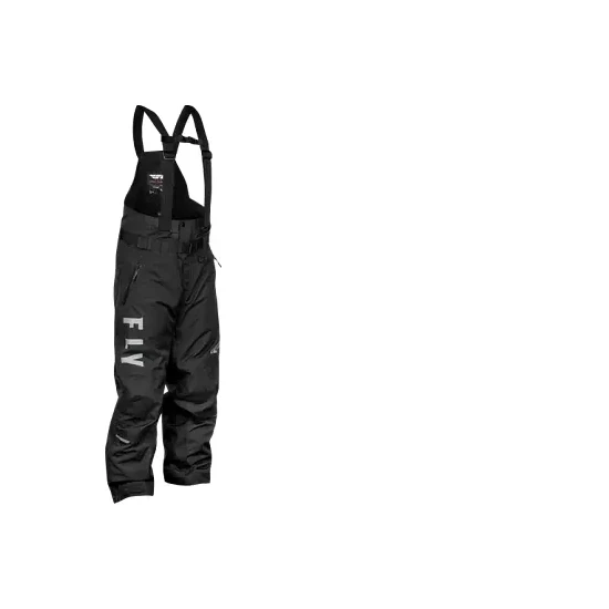 Fly Racing Adult Men Carbon Bib Black Gray M L XL Tall