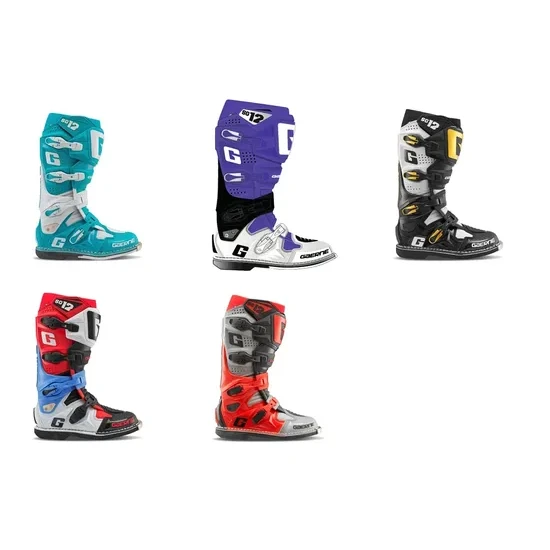 Gaerne SG-12 Boots '25 Adult 8 9 10 11 12 13 Teal White Purple Black Yellow Red Blue Gray Orange 1