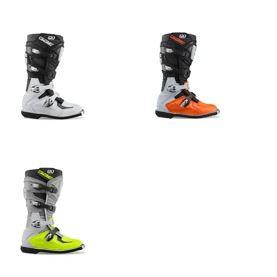 Gaerne GXJ Boots Youth 1 2 3 4 5 6 Black White Gray Yellow