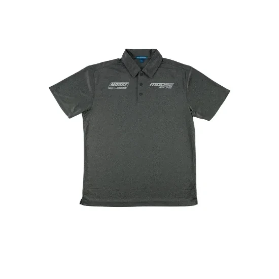 Moose Racing Adult Men Corporate Polo Shirt M L XL 2XL Charcoal 1