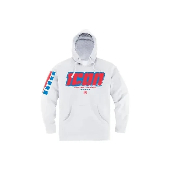 Icon Adult Men Intercept 84 Hoodie S M L XL 2XL 3XL White 1