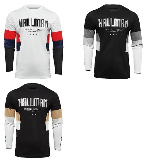 Thor Adult Men Hallman Differ Draft Jersey S M L XL 2XL 3XL Red White Blue Black Tan 1