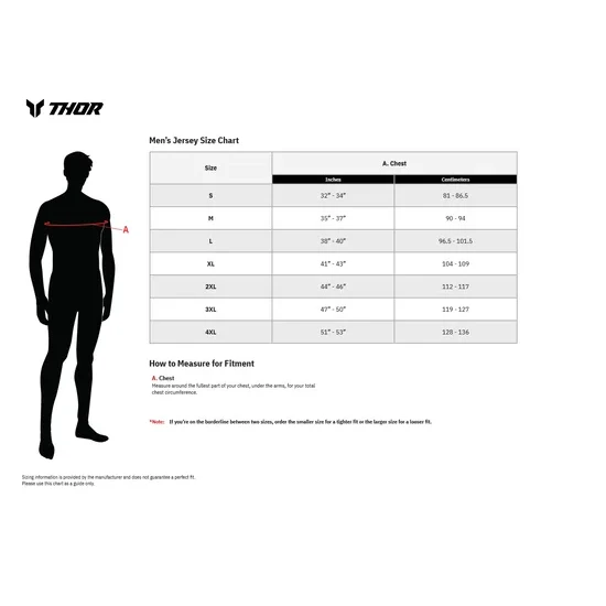 Thor Adult Men Intense Assist Dart Short-Sleeve Jersey XS S M L XL 2XL Black Red Gray 2