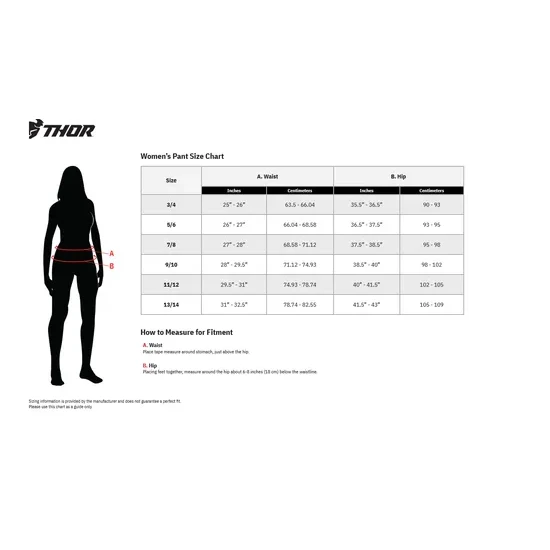 Thor Adult Women Womens Sector Split Pants 11/12 13/14 3/4 5/6 7/8 9/10 Blue Black White 2