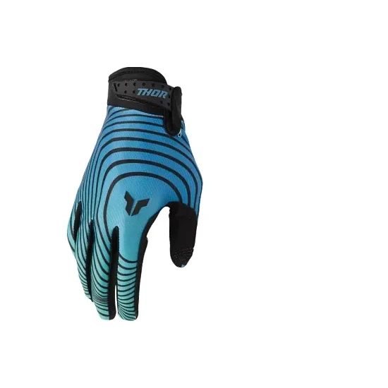 Thor Launchmode Identity Gloves Adult XS S M L XL 2XL Black Blue Green 1