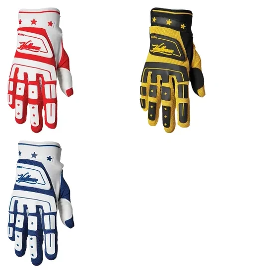 Thor Hallman Digit Gloves Adult XS S M Red White Black Yellow Blue