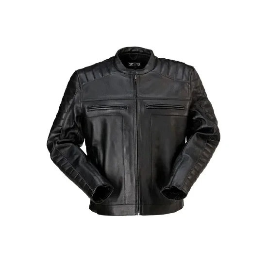 Z1R Adult Men Artillery Leather Jacket S M L XL 2XL 3XL 4XL 5XL Black