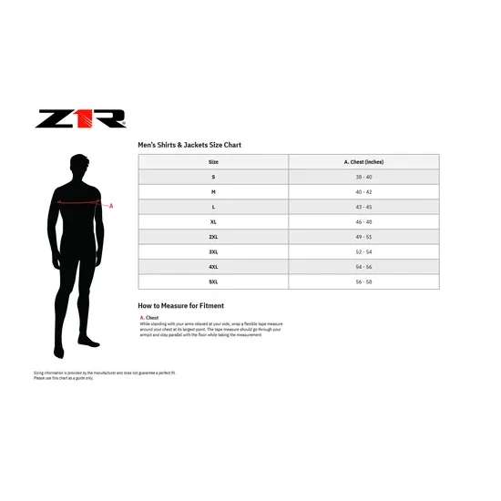 Z1R Adult Men Artillery Leather Jacket S M L XL 2XL 3XL 4XL 5XL Black 2