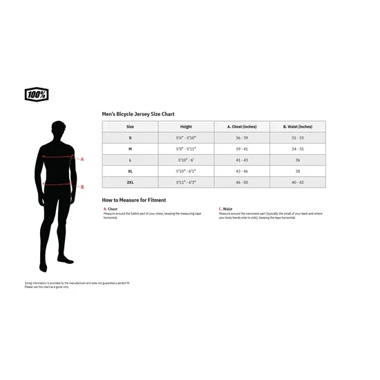 100% Adult Men Airmatic Mesh Jersey S M L XL Black Gray 2