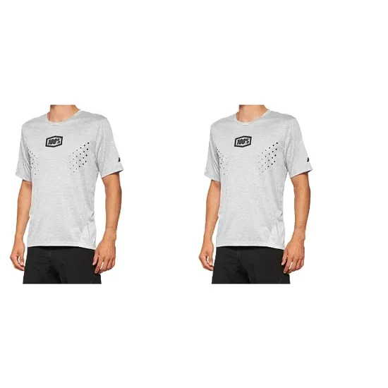 100% Adult Men Airmatic Mesh Jersey S M L XL Black Gray