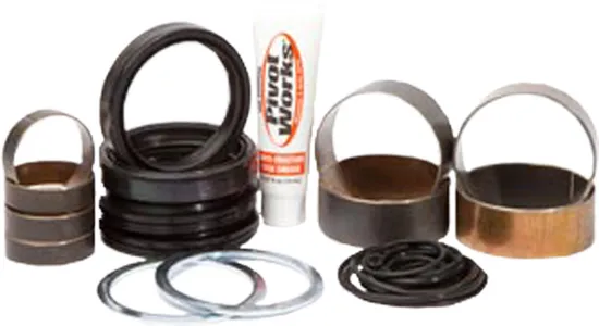Pivot Works Fork Bushing Seals Rebuild Kit Suzuki RM250 RM125