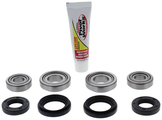 Pivot Works Front Wheel Hub Tapered Bearing Conversion Kit for 2