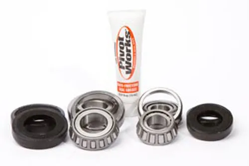 Pivot Works Front Wheel Hub Tapered Bearing Conversion Kit