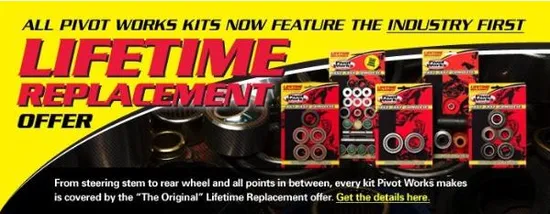 Pivot Works Shock Linkage Bearing Rebuild Kit N/A NO LONGER AVAILABLE 3