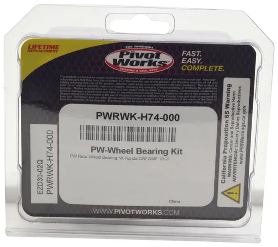 Pivot Works Rear Wheel Bearing Kit