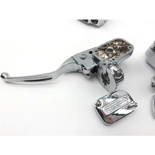 Used HD Chrome Handlebar Control Kit w Hydraulic Clutch 6