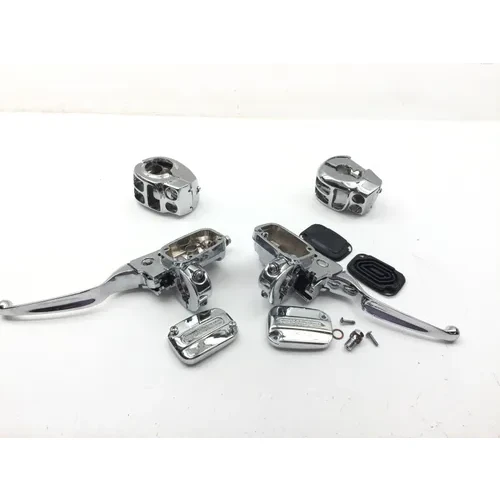 Used HD Chrome Handlebar Control Kit w Hydraulic Clutch