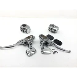 Used HD Chrome Handlebar Control Kit w Hydraulic Clutch