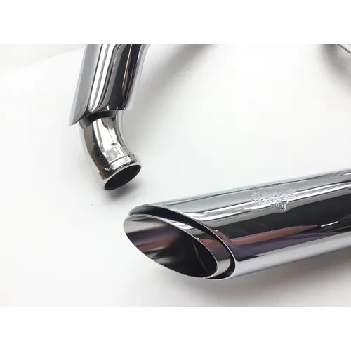 Vance Hines Shortshots Staggered Exhaust Pipe System Chrome 17223 6