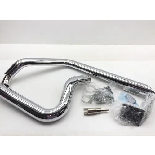 Vance Hines Shortshots Staggered Exhaust Pipe System Chrome 17223 3