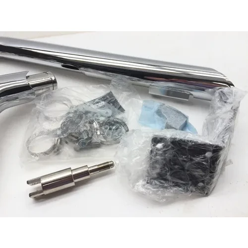 Vance Hines Shortshots Staggered Exhaust Pipe System Chrome 17223 4