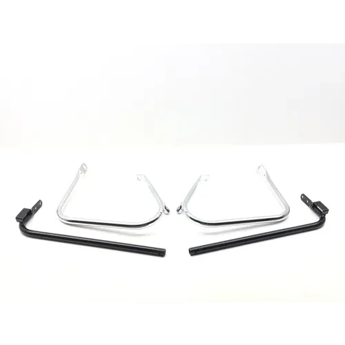 Drag Specialties Chrome Saddlebag Support Bracket Kit 3501-1243