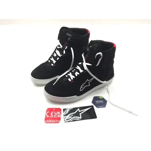 Used Alpinestars Chrome Shoes Men 12 Black Red White 2512322130412 2