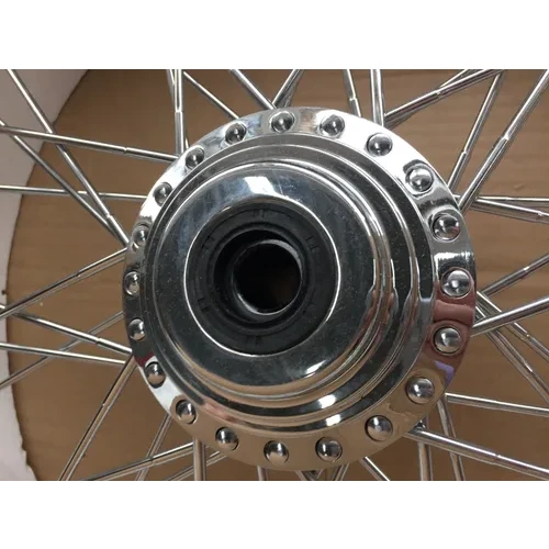 HD Chrome Single Disc 40 Spoke Front Wheel 21 X2.15 151-11411 3