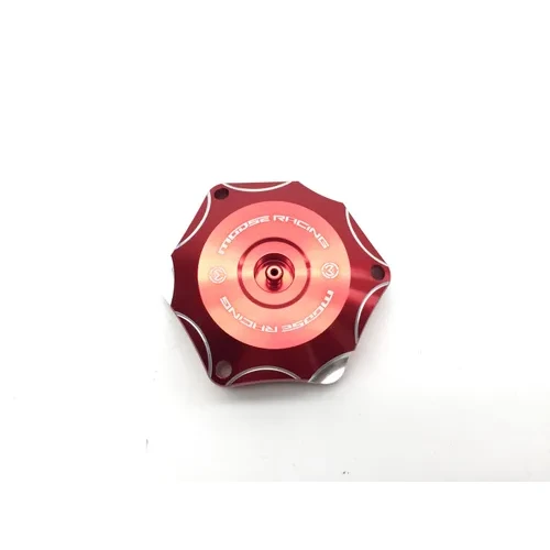 Moose Red Aluminum Gas Fuel Cap T03-1132R 4