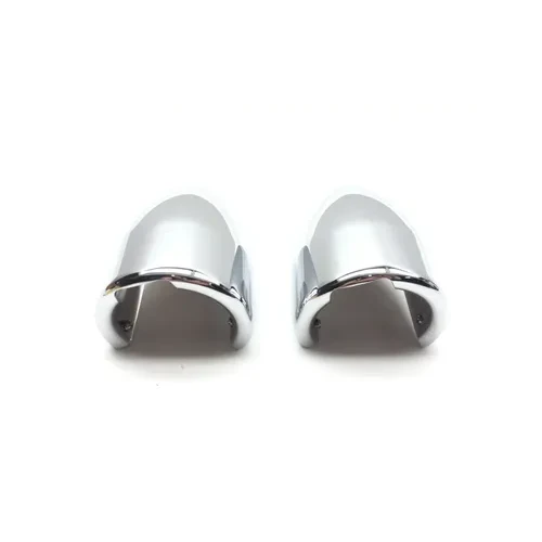 Baron Fork Bullets Front Axle Cap Nut Covers Chrome BA-7800-02 2