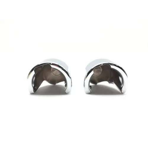 Baron Fork Bullets Front Axle Cap Nut Covers Chrome BA-7800-02 3