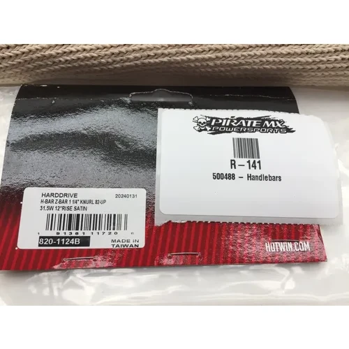 Harddrive Black Fat Z Handlebar 1.25 31.5w 12h 21-356SB 5