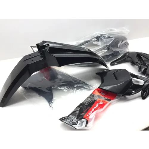 Polisport Complete Enduro Plastic Body Kit Set Black 91060 3