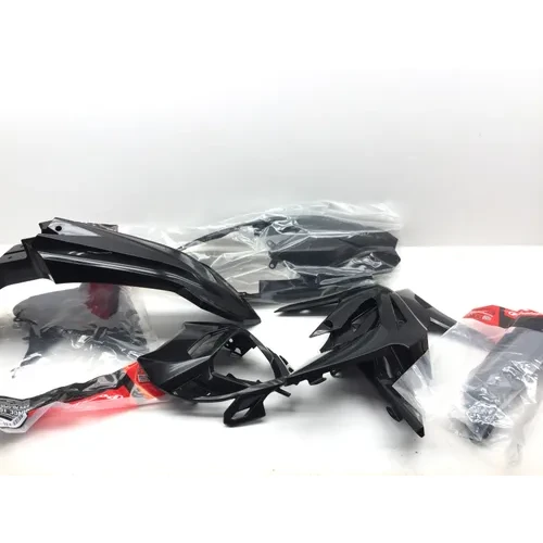 Polisport Complete Enduro Plastic Body Kit Set Black 91060