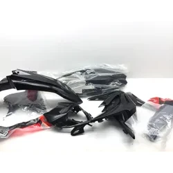 Polisport Complete Enduro Plastic Body Kit Set Black 91060