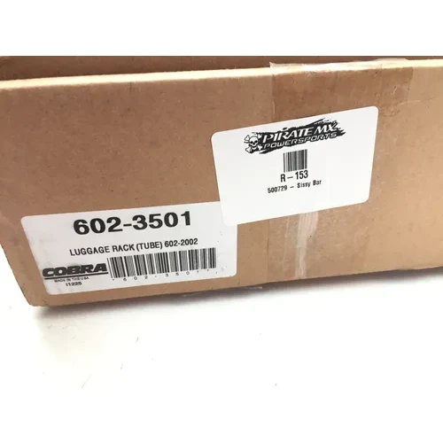 Cobra Chrome Sissy Bar Luggage Rack 602-3501 9