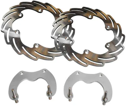 Streamline Oversize Rear Brake Rotors Kit Pair 270mm Stainless