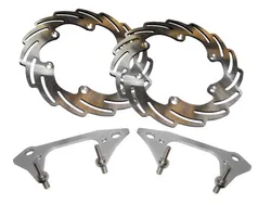 Streamline Oversize Rear Brake Rotors Kit Pair 270mm Stainless