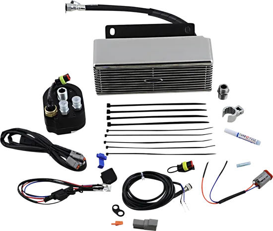 UC Under Regulator Mount T Engine Oil Cooler Kit Stainless