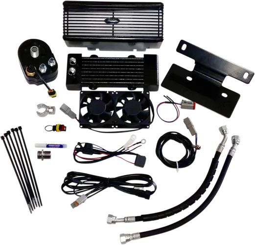 UC Under Regulator Mount Engine Oil Cooler Kit Black