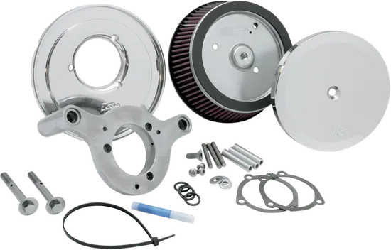 KN Street Metal Air Intake Assembly Hammer Mirror
