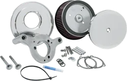 KN Street Metal Air Intake Assembly Hammer Mirror