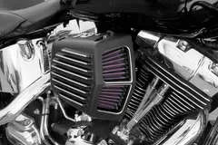 KN Street Metal Air Intake Assembly Shaker Black