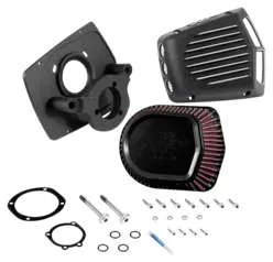 KN Street Metal Air Intake Assembly Shaker Black