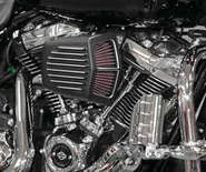 KN Street Metal Air Intake Assembly Shaker Black