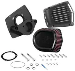 KN Street Metal Air Intake Assembly Shaker Black