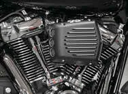 KN Street Metal Air Intake Assembly Shaker Black