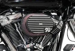 KN Street Metal Air Intake Assembly Side Draft Black